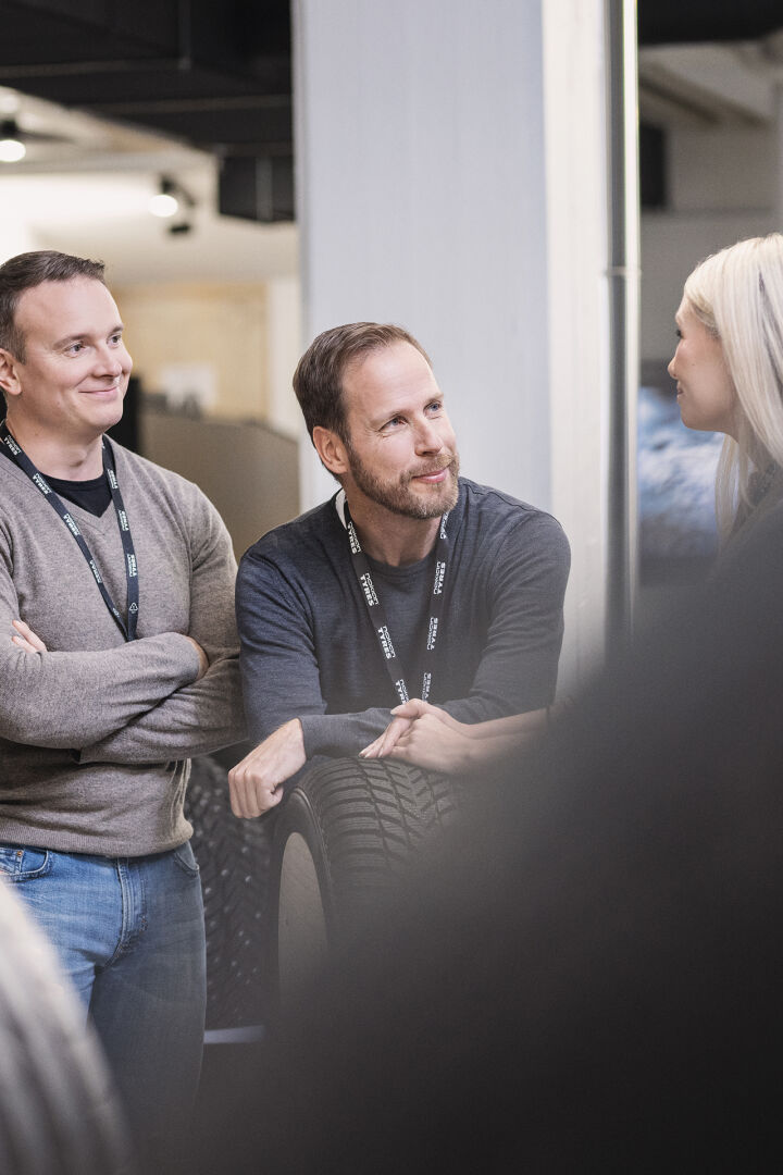 Nokian Tyres Futureproof ecosystem partners having a meeting