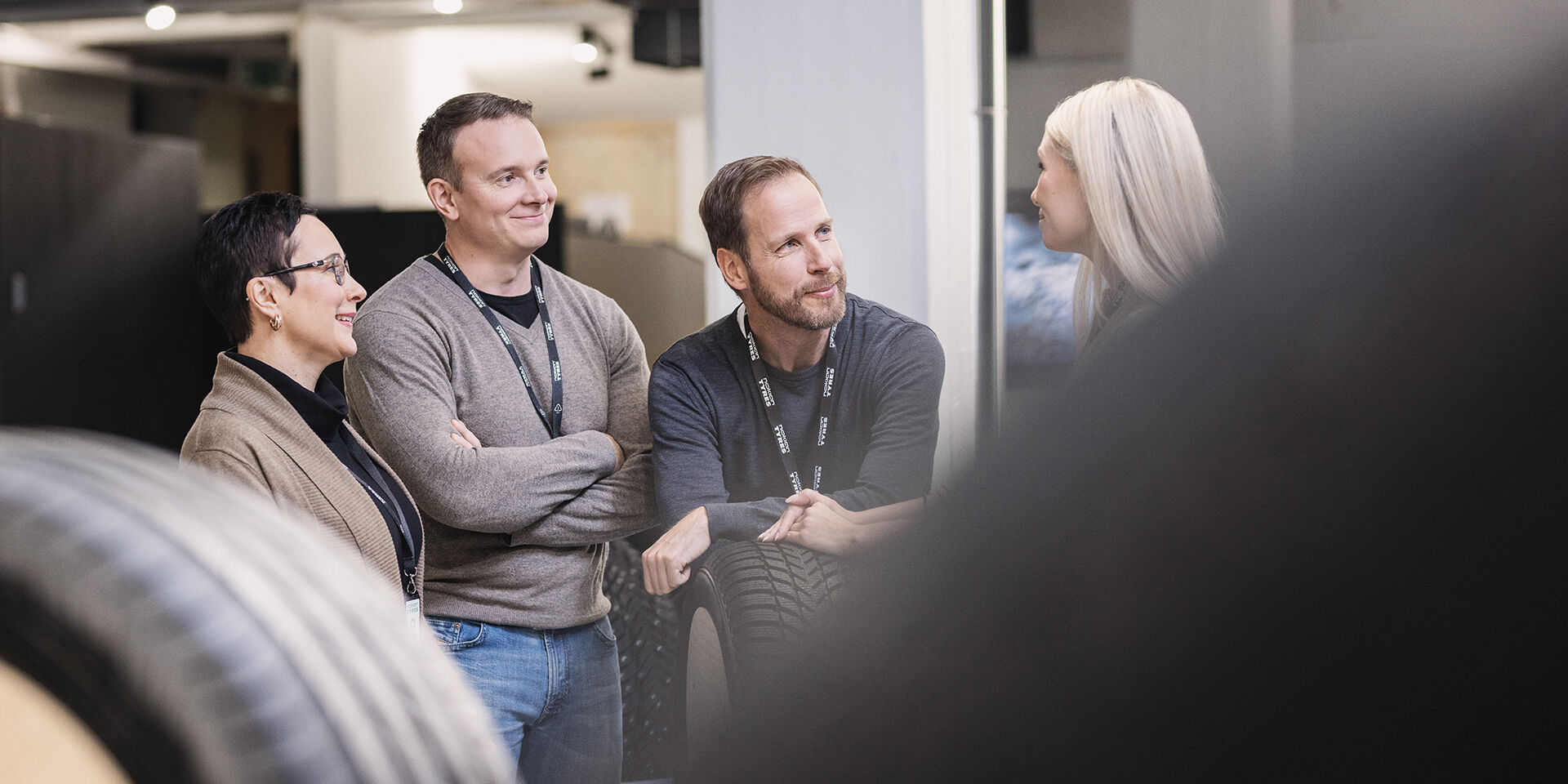 Nokian Tyres Futureproof ecosystem partners having a meeting