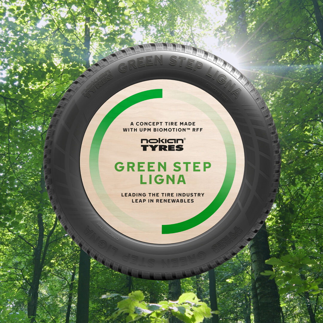 Green Ligna concept tire innovation