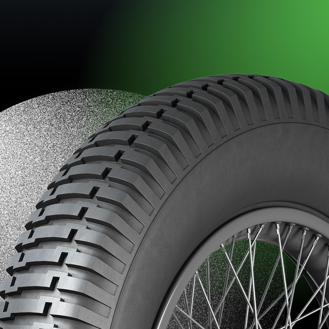 Nokian Renkaiden ensimmäinen talvirengas läheltä kuvattuna