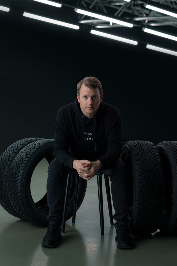 Nokian Renkaiden brändilähettiläs Kimi Räikkönen