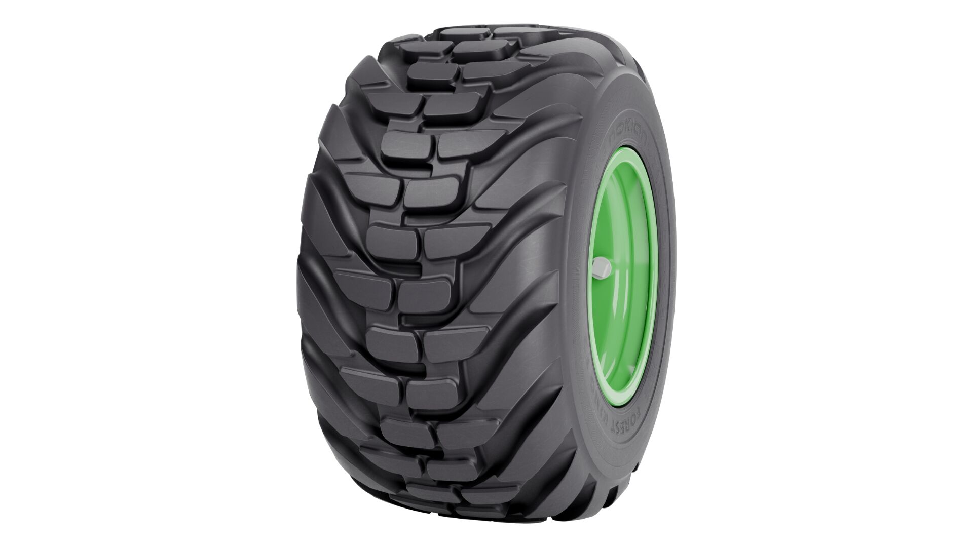 Neumático Nokian Tyres Forest King F2 sobre fondo blanco