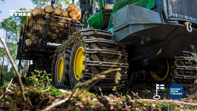 Möter behoven hos den senaste generationens skotare: Nokian Tyres sätter nya standarder inom CTL-segmentet med en ny storlek för Forest King F2