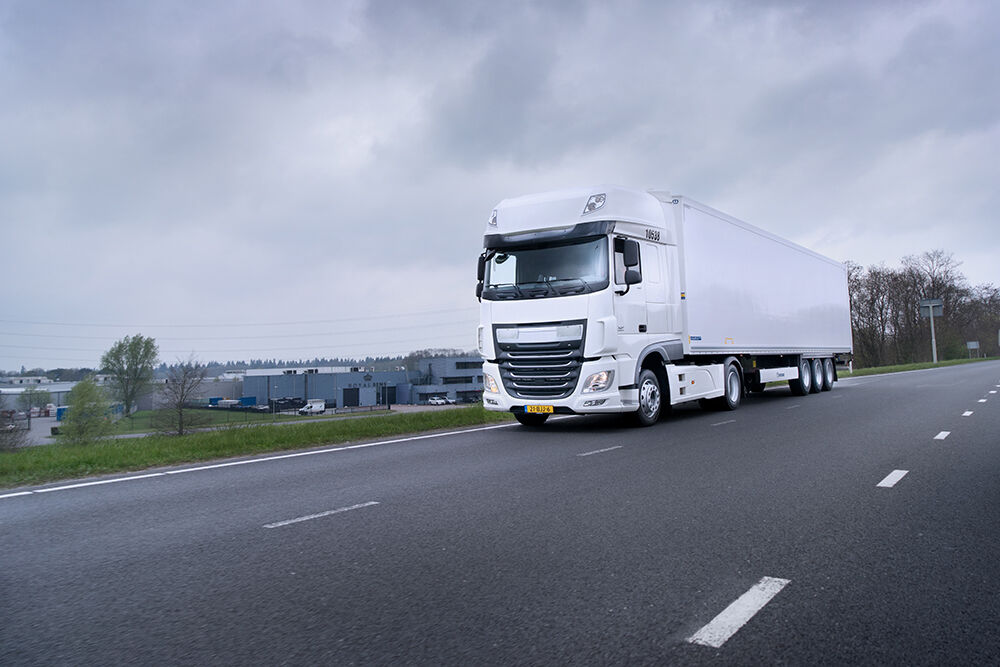 Nokian Tyres E-Truck on road