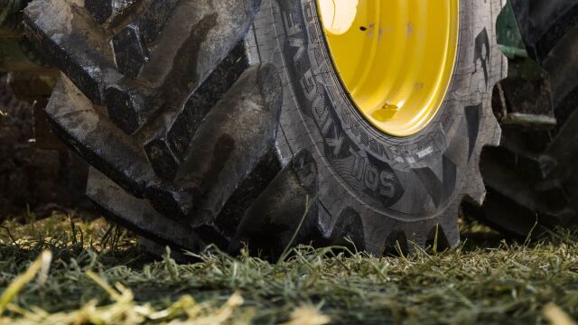 Multi-level benefits: New, advanced VF tires for agriculture save both fuel and soil