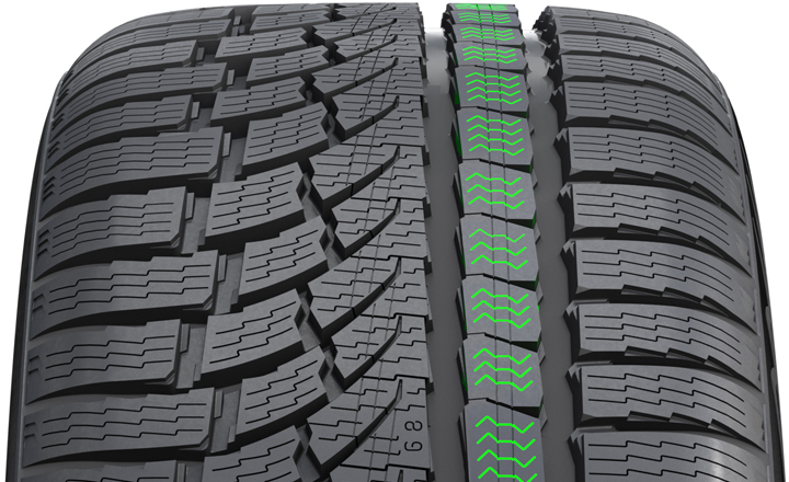 Nokian WR G4 and Nokian WR G4 SUV. Centipede Siping. Maximum snow grip, precise handling.