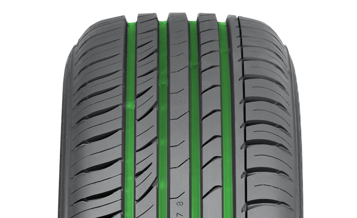 Nokian iLine. Polerede riller.